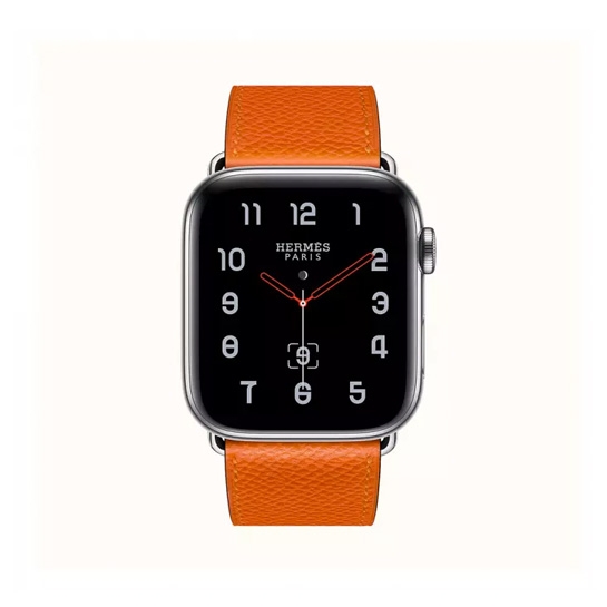 Смарт-годинник Apple Watch Hermes Series 4 + LTE 40mm Stainless Steel Feu Epsom Leather Single Tour - ціна, характеристики, відгуки, розстрочка, фото 2
