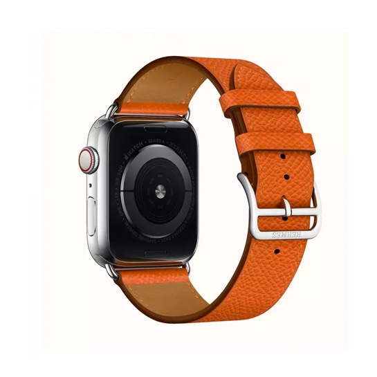 Смарт-часы Apple Watch Hermes Series 4 + LTE 40mm Stainless Steel Feu Epsom Leather Single Tour - цена, характеристики, отзывы, рассрочка, фото 3