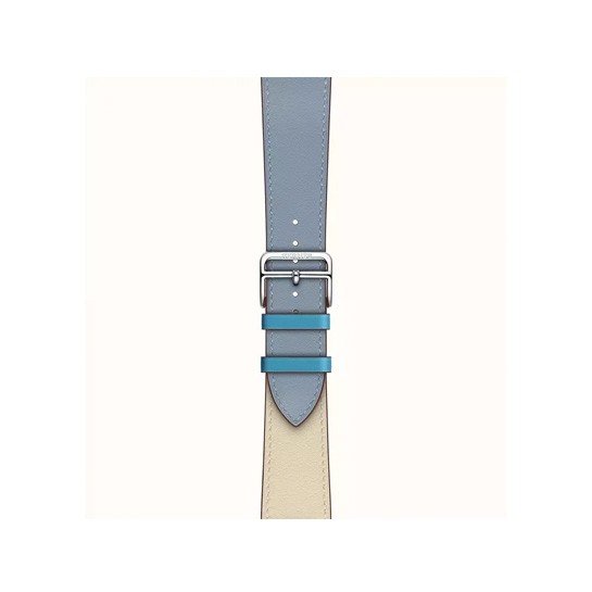 Смарт-часы Apple Watch Hermes Series 4 + LTE 44mm Stainless Steel Bleu Lin/Craie/Bleu du Nord Swift  - цена, характеристики, отзывы, рассрочка, фото 4