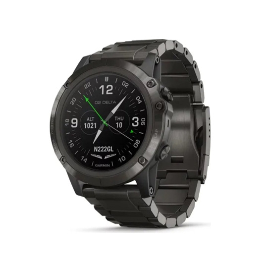 Спортивные часы Garmin D2 Delta PX Aviator Watch Witch Carbon Gray Titanium Band 51mm - цена, характеристики, отзывы, рассрочка, фото 1