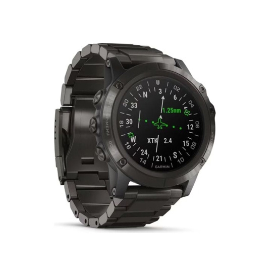 Спортивний годинник Garmin D2 Delta PX Aviator Watch Witch Carbon Gray Titanium Band 51mm - ціна, характеристики, відгуки, розстрочка, фото 2