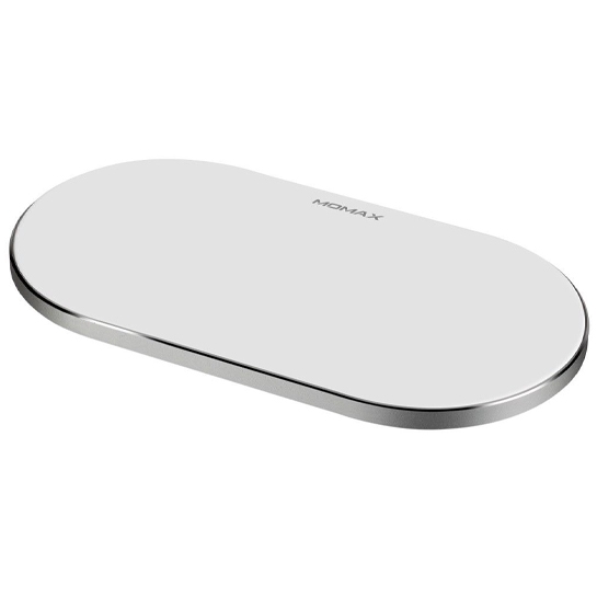 Бездротовий зарядний пристрій Momax Q.Pad Dual Pro Wireless Charger 10W White - ціна, характеристики, відгуки, розстрочка, фото 2