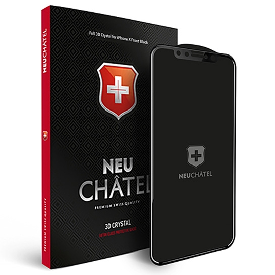 Стекло +NEU Chatel 3D for iPhone | SteklaBoy (гарантия 3 месяца) - цена, характеристики, отзывы, рассрочка, фото 1