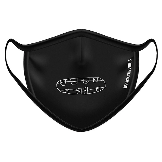 Маска FuckTheVirus Braces (Size M/L)