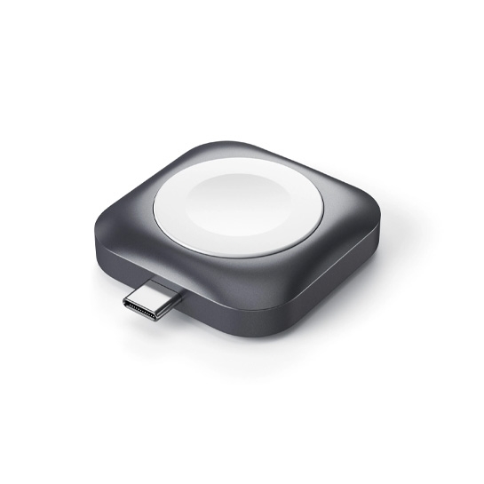 Бездротовий зарядний пристрій Satechi Type-C Magnetic Charging Dock for Apple Watch Space Gray - ціна, характеристики, відгуки, розстрочка, фото 2
