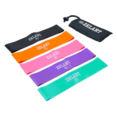 Стрічка для фітнесу Zelart 5 in 1 - цена, характеристики, отзывы, рассрочка, фото 1