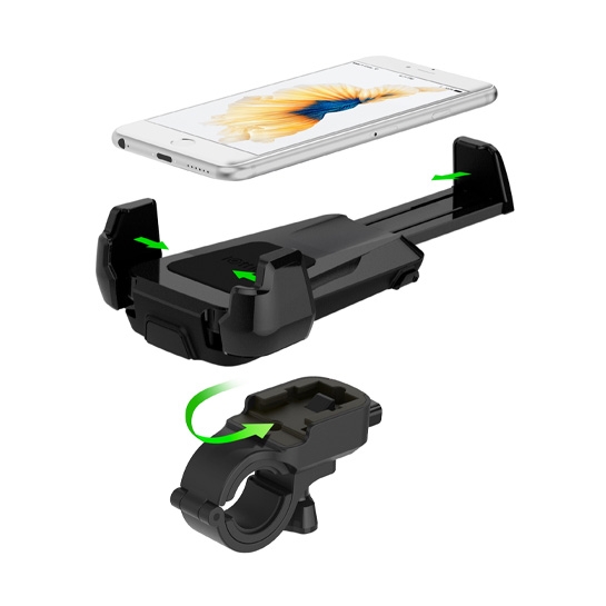 Велотримач iOttie Bike Holder for iPhone, Smartphones and GoPro Active Edge Black - ціна, характеристики, відгуки, розстрочка, фото 2