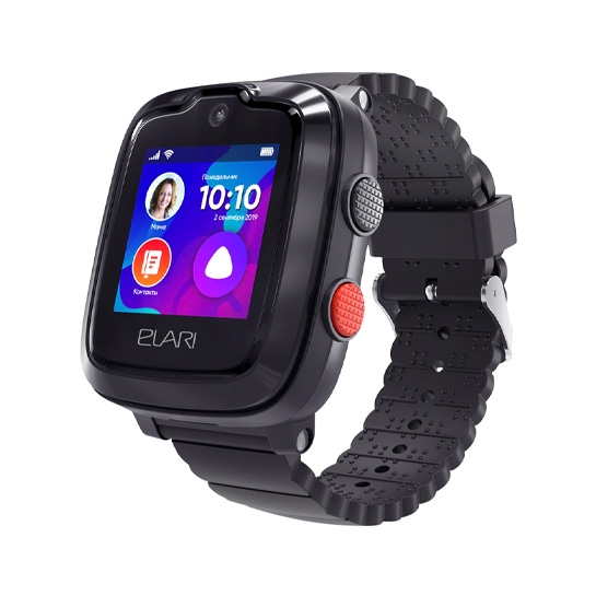 Детские смарт-часы Elari KidPhone 4G Black с GPS-трекером и видеозвонками - цена, характеристики, отзывы, рассрочка, фото 2