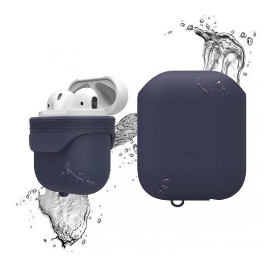 Чохол Elago Waterproof Case Jean Indigo for Airpods - ціна, характеристики, відгуки, розстрочка, фото 1