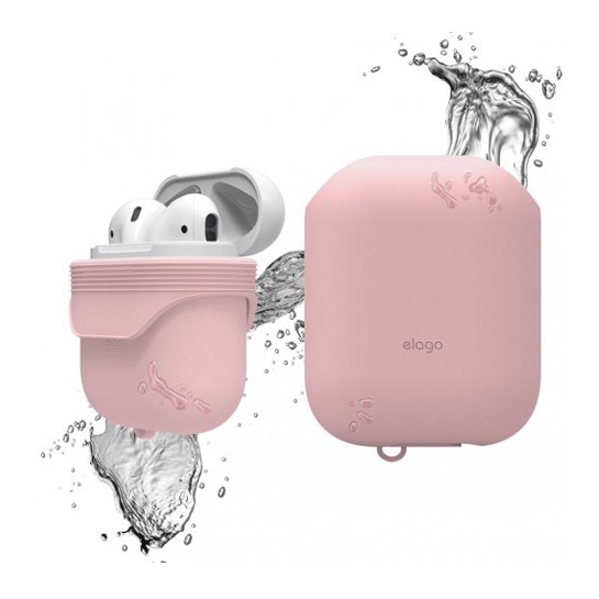 Чохол Elago Waterproof Case Lovely Pink for Airpods - ціна, характеристики, відгуки, розстрочка, фото 1