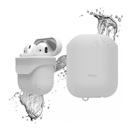 Чохол Elago Waterproof Case White for Airpods - ціна, характеристики, відгуки, розстрочка, фото 1