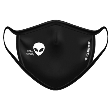 Маска FuckTheVirus Alien (Size M/L) - цена, характеристики, отзывы, рассрочка, фото 1