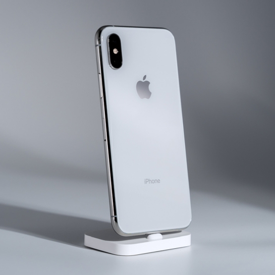 Б/У Apple iPhone XS 64 Gb Silver (Идеальное) - ціна, характеристики, відгуки, розстрочка, фото 1