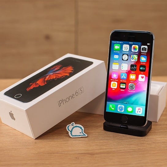 Б/У Apple iPhone 6S 16 Gb Space Gray (Отличное) - цена, характеристики, отзывы, рассрочка, фото 2