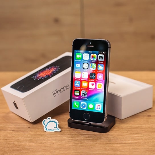 Б/У Apple iPhone SE 16Gb Space Gray (Відмінний) - ціна, характеристики, відгуки, розстрочка, фото 2