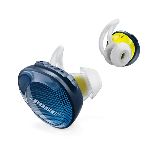 Навушники Bose SoundSport Free Wireless Navy/Citron - ціна, характеристики, відгуки, розстрочка, фото 1