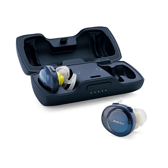 Навушники Bose SoundSport Free Wireless Navy/Citron - ціна, характеристики, відгуки, розстрочка, фото 4