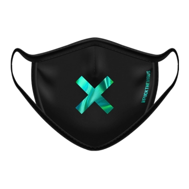 Маска FuckTheVirus Locked (Size S) - цена, характеристики, отзывы, рассрочка, фото 1