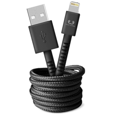 Кабель Fresh 'N Rebel Fabriq Lightning USB Cable 1,5m Concrete - цена, характеристики, отзывы, рассрочка, фото 1