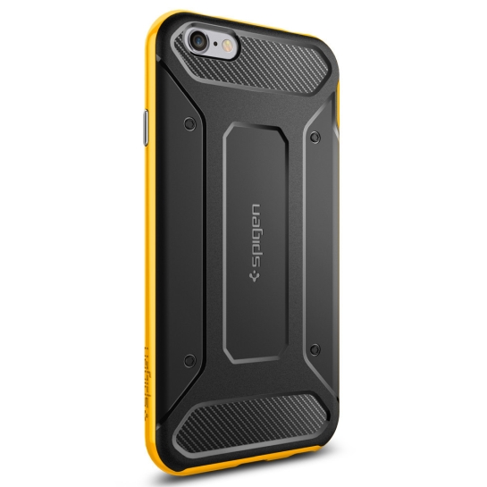 Чохол SGP Case Neo Hybrid Carbon Reventon Yellow for iPhone 6/6S - ціна, характеристики, відгуки, розстрочка, фото 2
