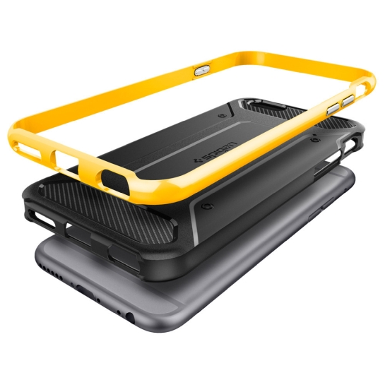 Чохол SGP Case Neo Hybrid Carbon Reventon Yellow for iPhone 6/6S - ціна, характеристики, відгуки, розстрочка, фото 4
