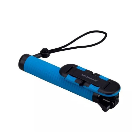 Палиця для селфі Momax SelfieHero 70cm with Bluetooth Black/Blue - ціна, характеристики, відгуки, розстрочка, фото 4