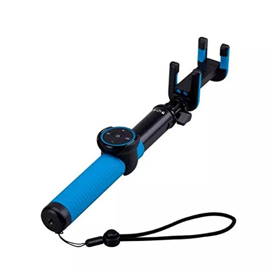 Палиця для селфі Momax SelfieHero 150cm with Bluetooth Black/Blue - ціна, характеристики, відгуки, розстрочка, фото 2