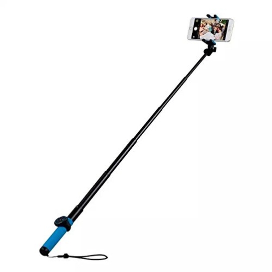 Палиця для селфі Momax SelfieHero 150cm with Bluetooth Black/Blue - ціна, характеристики, відгуки, розстрочка, фото 3