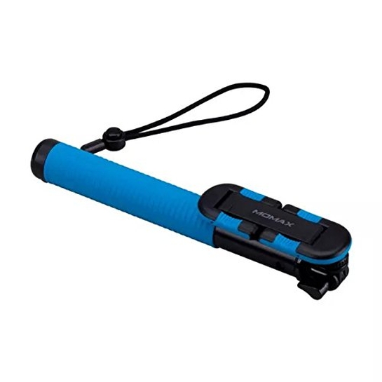 Палиця для селфі Momax SelfieHero 150cm with Bluetooth Black/Blue - ціна, характеристики, відгуки, розстрочка, фото 4