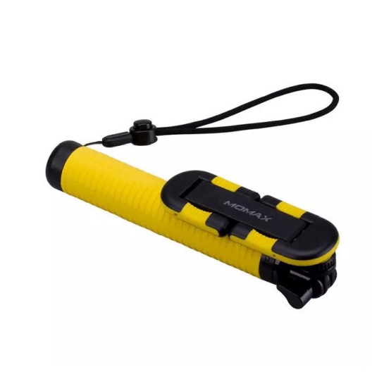 Палиця для селфі Momax SelfieHero 70cm with Bluetooth Black/Yellow - ціна, характеристики, відгуки, розстрочка, фото 2