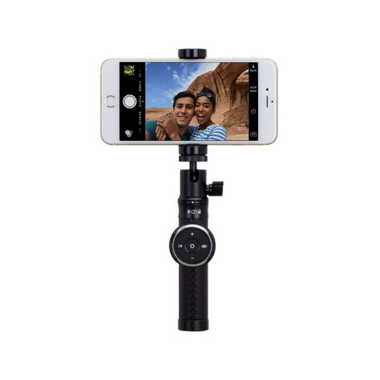 Палиця для селфі Momax SelfiePro 50cm with Bluetooth Black/Black - ціна, характеристики, відгуки, розстрочка, фото 1