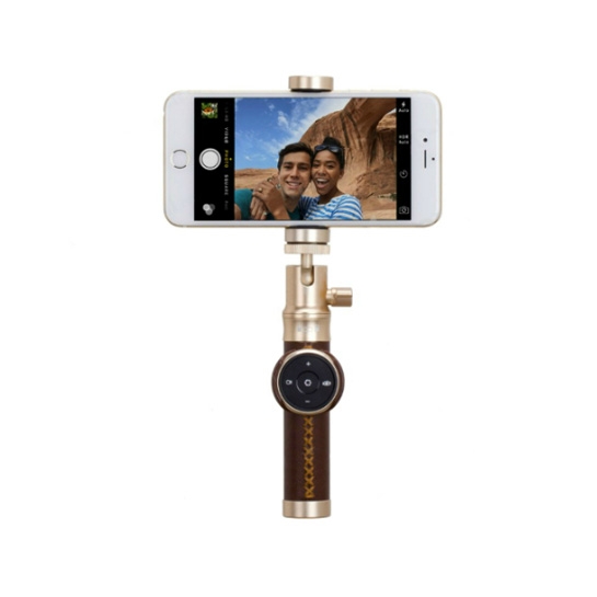 Палиця для селфі Momax SelfiePro 50cm with Bluetooth Gold/Gold - ціна, характеристики, відгуки, розстрочка, фото 1