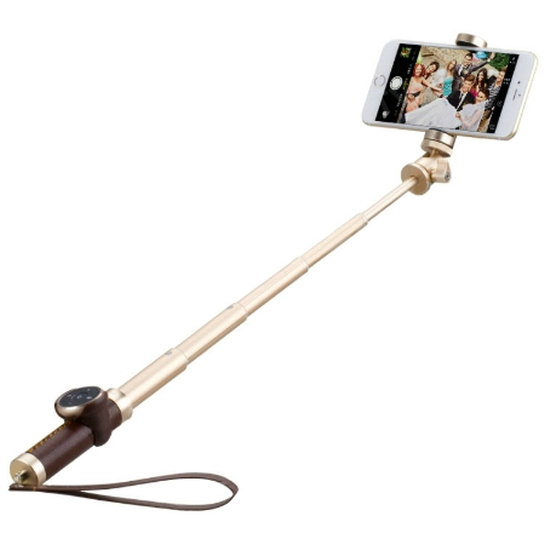 Палиця для селфі Momax SelfiePro 50cm with Bluetooth Gold/Gold - ціна, характеристики, відгуки, розстрочка, фото 7