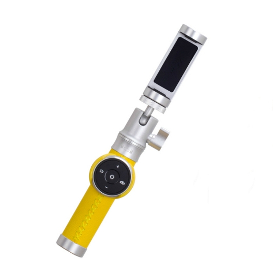 Палиця для селфі Momax SelfiePro 50cm with Bluetooth Silver/Yellow - ціна, характеристики, відгуки, розстрочка, фото 5