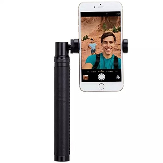 Палиця для селфі Momax SelfiePro 90cm with Bluetooth Black/Black - ціна, характеристики, відгуки, розстрочка, фото 2