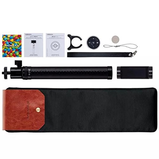 Палиця для селфі Momax SelfiePro 90cm with Bluetooth Black/Black - ціна, характеристики, відгуки, розстрочка, фото 7