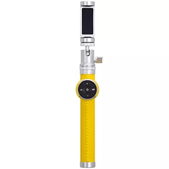 Палиця для селфі Momax SelfiePro 90cm with Bluetooth Silver/Yellow - ціна, характеристики, відгуки, розстрочка, фото 5