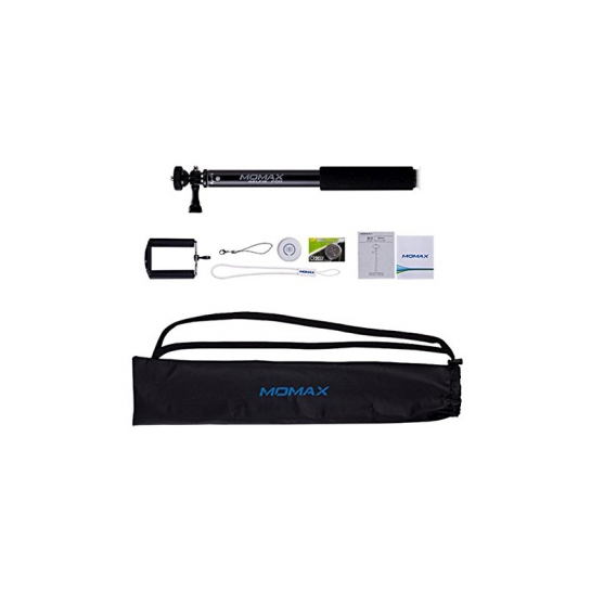 Палка для селфи Momax SelfiFit Bluetooth 90 cm Black - цена, характеристики, отзывы, рассрочка, фото 5