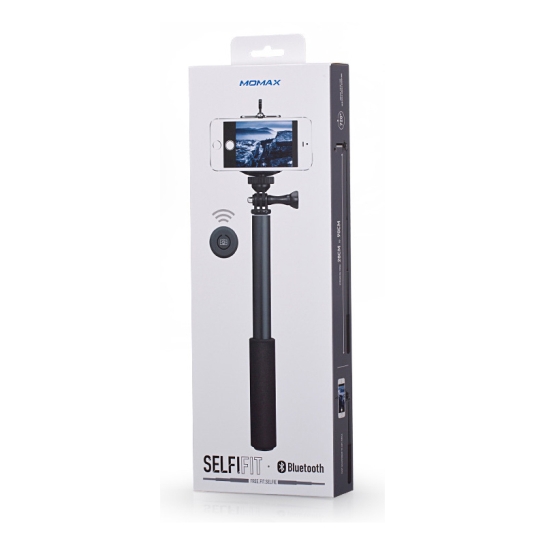 Палиця для селфі Momax SelfiFit Bluetooth 90 cm Black - ціна, характеристики, відгуки, розстрочка, фото 6
