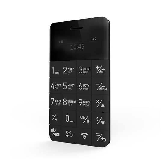 Телефон Elari CardPhone Black* - ціна, характеристики, відгуки, розстрочка, фото 1