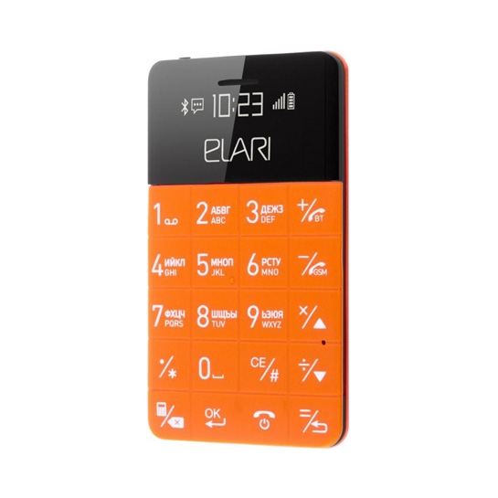 Телефон Elari CardPhone Orange* - ціна, характеристики, відгуки, розстрочка, фото 1