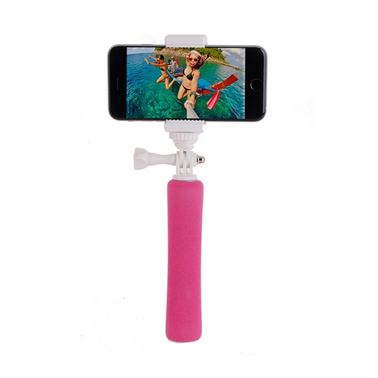 Палка для селфи Momax SelfieMini for GoPro with Bluetooth Pink* - цена, характеристики, отзывы, рассрочка, фото 1