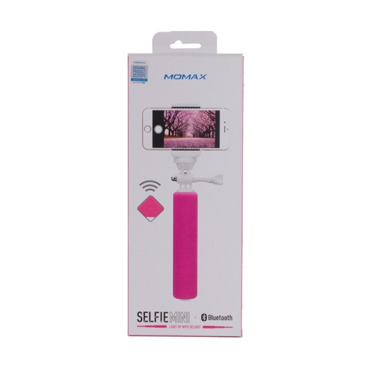 Палка для селфи Momax SelfieMini for GoPro with Bluetooth Pink* - цена, характеристики, отзывы, рассрочка, фото 5