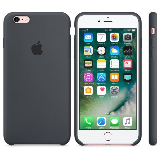 Чохол Apple Silicone Case for iPhone 6/6S Charcoal Gray - ціна, характеристики, відгуки, розстрочка, фото 4