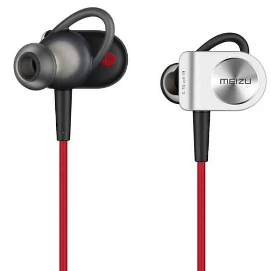 Навушники Meizu EP-51 Bluetooth Sports Earphones Black/Red - ціна, характеристики, відгуки, розстрочка, фото 2