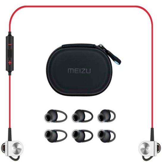 Навушники Meizu EP-51 Bluetooth Sports Earphones Black/Red - ціна, характеристики, відгуки, розстрочка, фото 3