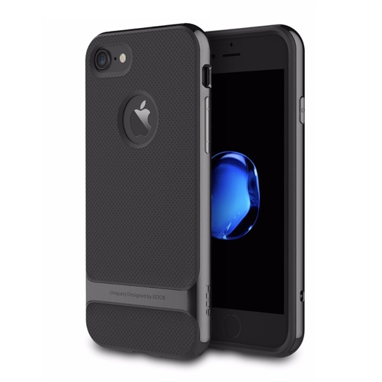 Чехол Rock Royce Silicone Case for iPhone 8/7 Black/Jet Black* - цена, характеристики, отзывы, рассрочка, фото 1
