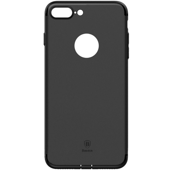 Чехол Baseus Simple Solid Сolor TPU Case for iPhone 8 Plus/7 Plus Black* - цена, характеристики, отзывы, рассрочка, фото 1