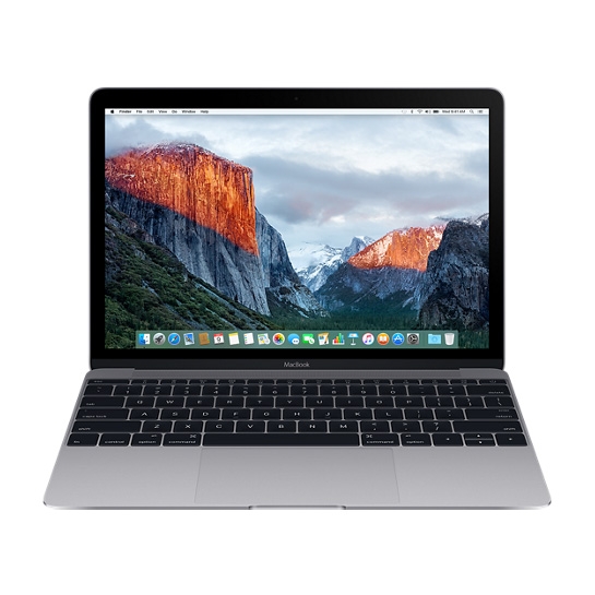 Ноутбук Apple MacBook 12", 256Gb Space Gray, Early 2016, MLH72 CPO - цена, характеристики, отзывы, рассрочка, фото 1