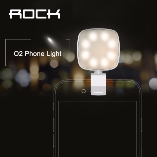 Портативна лампа Rock O2 Phone Light White* - ціна, характеристики, відгуки, розстрочка, фото 4